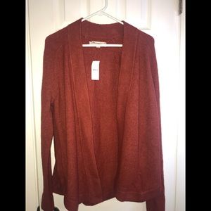 LOFT Burnt Orange Cardigan 🧡SUPER soft and cozy!